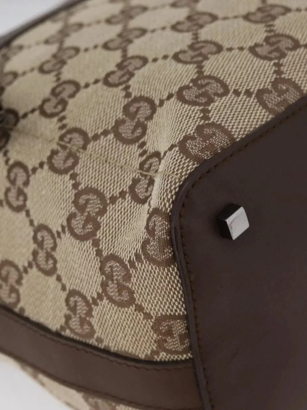 GUCCI GG Canvas Shoulder Bag Beige 001 4299 Auth mr2016 - Picture 3 of 16